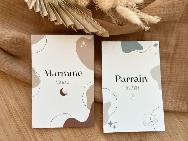 Carte - demande parrain / marraine